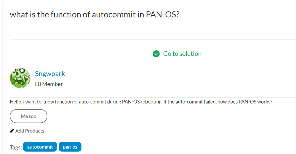 LIVEcommunity discussion of the  function of Auto-commit in PAN-OS