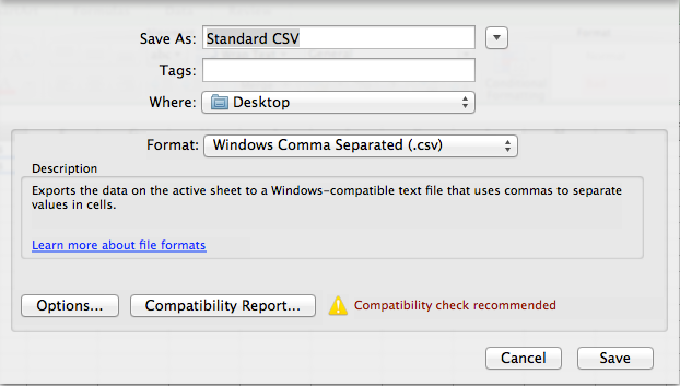 Community hacks:black a csv solution for mac free