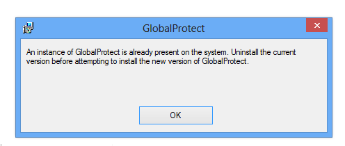 uninstall globalprotect windows