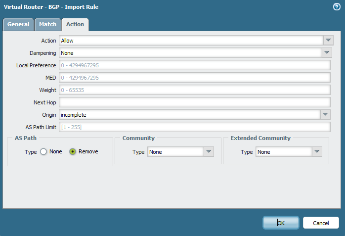 Import login. Номера приватных as BGP.