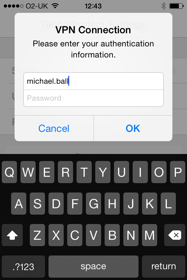 output on iphone GP.