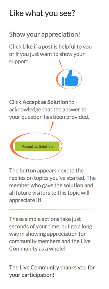 Like what you see with a thumbs up and Accept as Solution if the response works for you -- it might work for others, too!