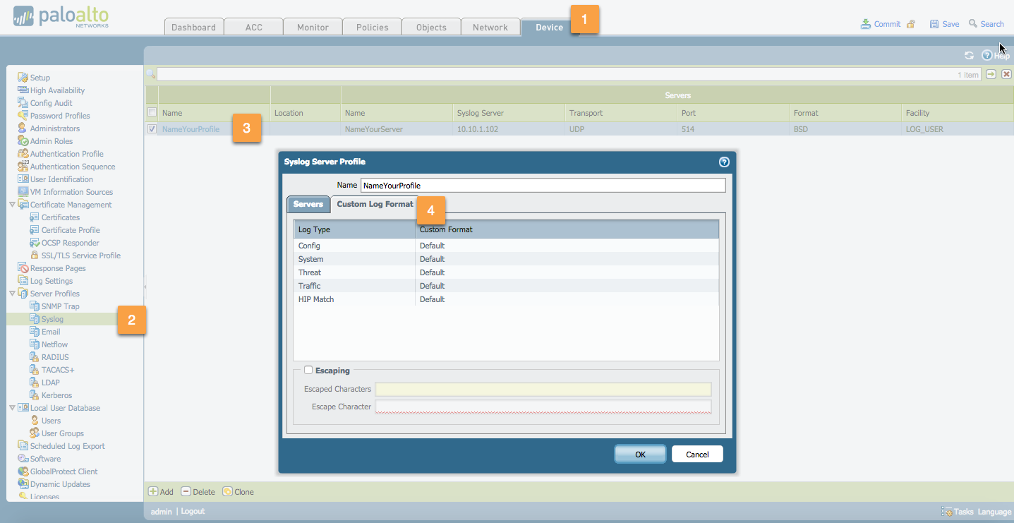 Tips & Tricks Forward traffic logs to a syslog server Live Community
