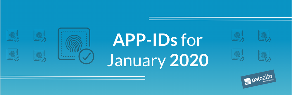 App-IDs for January 2020