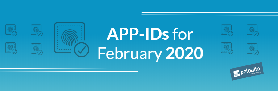 App-IDs for February 2020.png