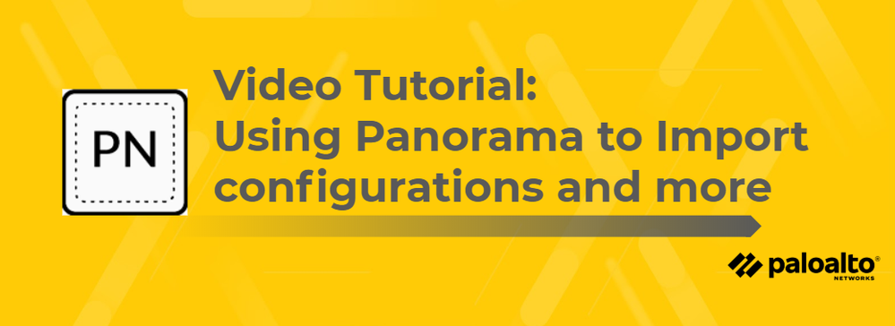 Video Tutorial: Using Panorama to Import Configurations and More