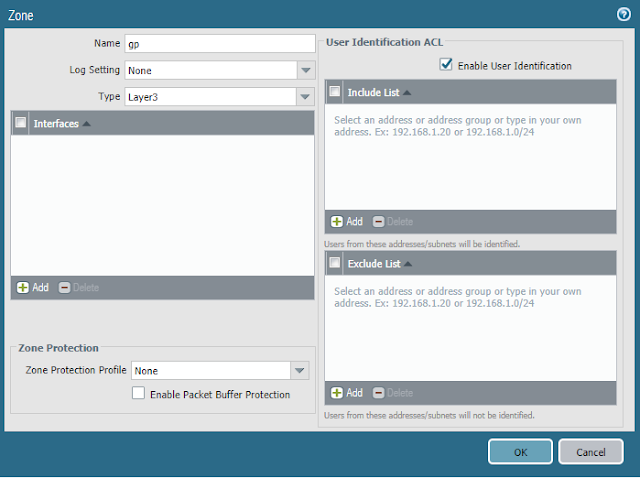 Zone - Enable User Identification