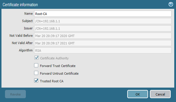 Certificate Information - Trusted Root CA.png Certificate Information - Trusted Root CA