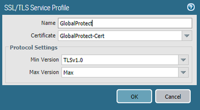 SSL/TSL Service Profile