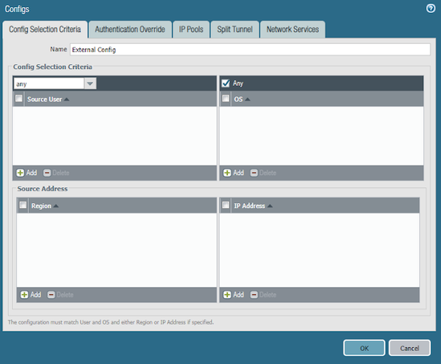 Configs - Config Selection Criteria.png Configs - Config Selection Criteria