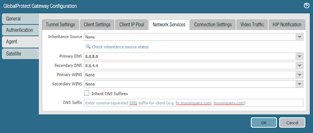 GlobalProtect Gateway Configuration - Network Services.png GlobalProtect Gateway Configuration - Network Services