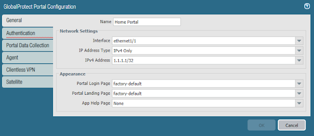 GlobalProtect Portal Configuration - General