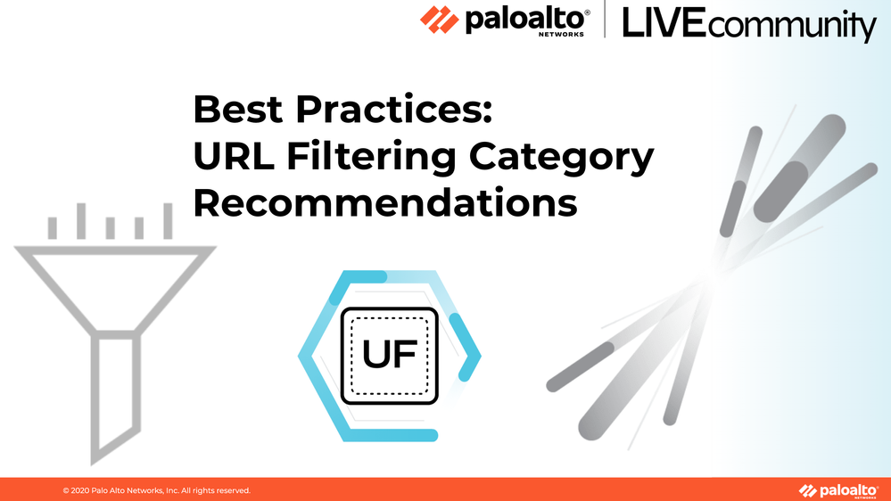 Best Practices URL Filtering Recommendations