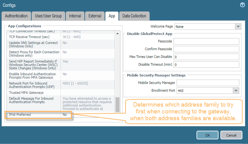 GlobalProtect Configs App Tab IPv6 Preferred.png GlobalProtect Configs App Tab IPv6 Preferred.png