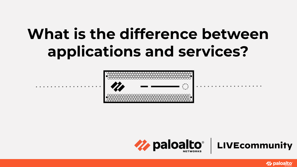 Applications and Services Palo Alto Networks