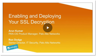 Enabling and Deploying SSL Decryption