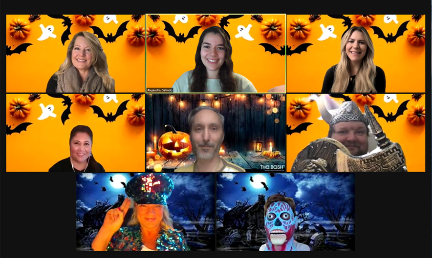The LIVEcommunity team celebrates Halloween!