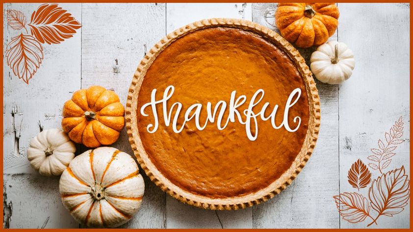 We Are Thankful for YOU!