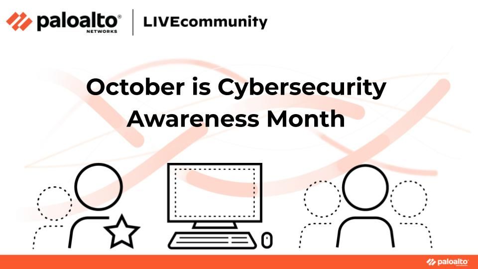 October is Cybersecurity Awareness Month!