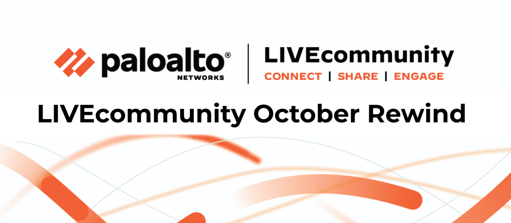 Here are LIVEcommunity's October 2021 highlights.
