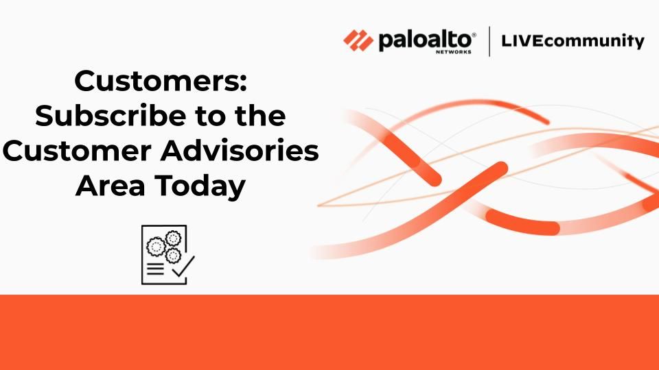 Palo Alto Networks Customer Reminder: Find Critical Alerts In The ...