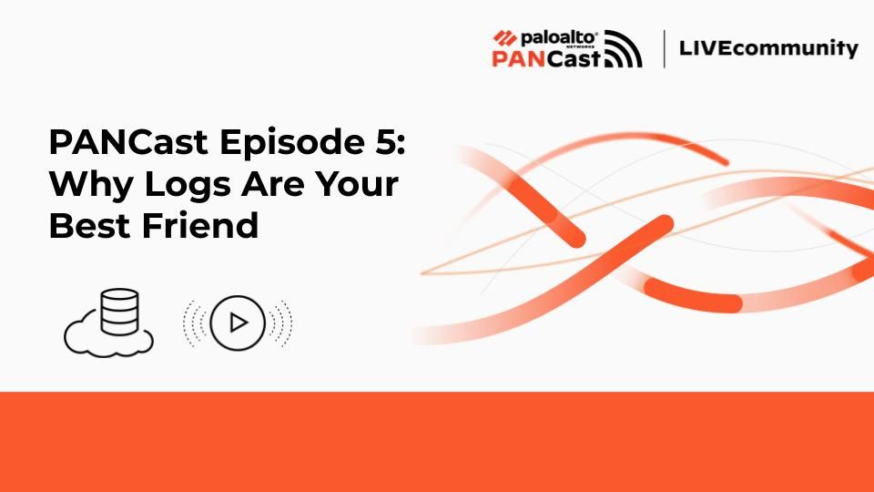 In this episode of PANCast, we’ll discuss the importance of logging and reporting, different types of logs (such as traffic logs and debugging logs), and how to correctly set up logging on your firewall.