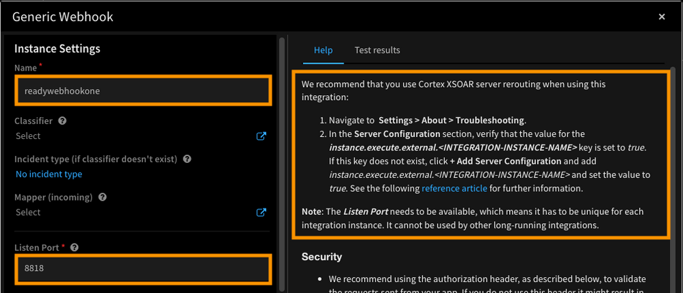 XSOAR 6.x Instance Configuration