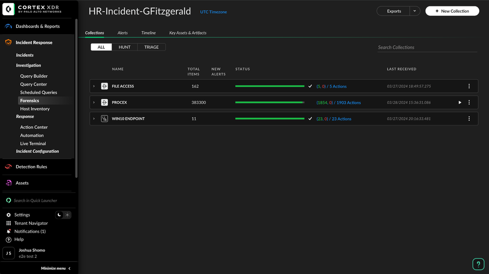 Cortex XDR Forensic Module v2