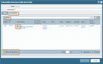Vulnerability profile - Exceptions screen