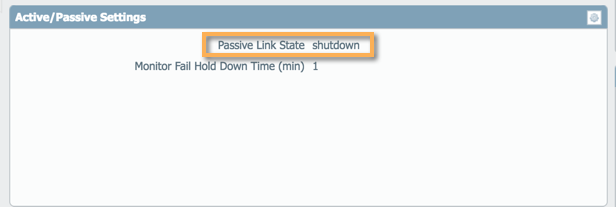 Passive Link State