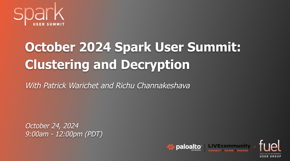 October Spark Summit - Clustering and Decryption