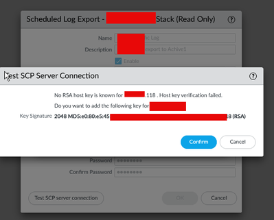 Accept RSA Key on Each Firewall Device