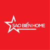 LOGO SAO BIEN HOME VUÔNG - BK ĐỎ, CHỮ TRẮNG.png