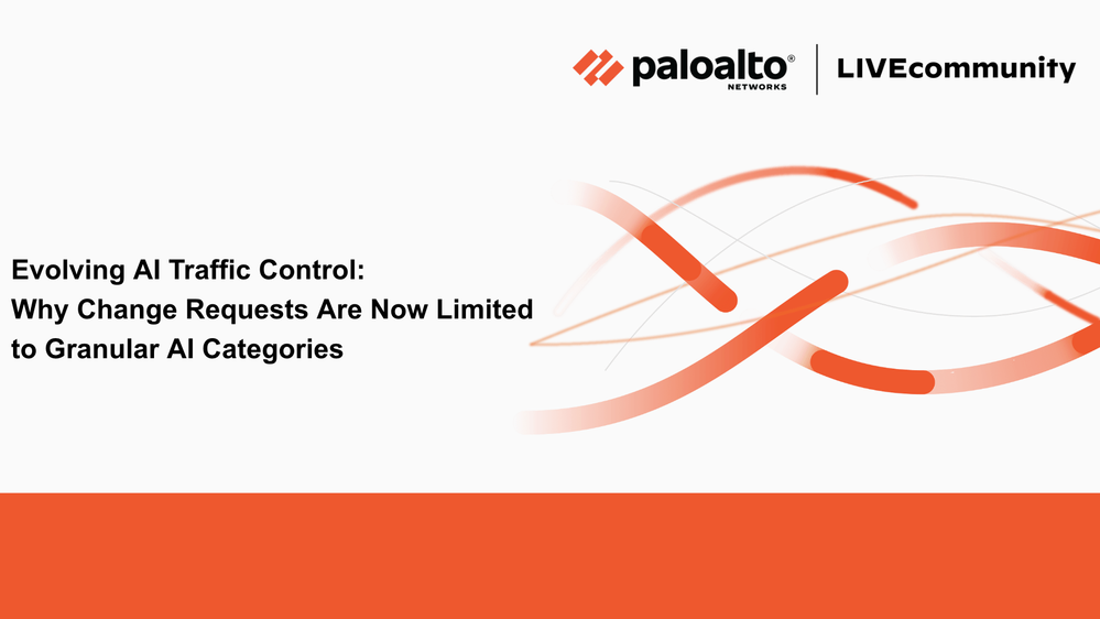 Evolving AI Traffic Control: Why Change Requests Are Now Limited to Granular AI Categories