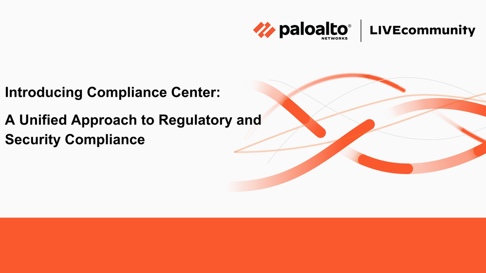 Introducing Compliance Center:   A Unified Approach to Regulatory and Security Compliance