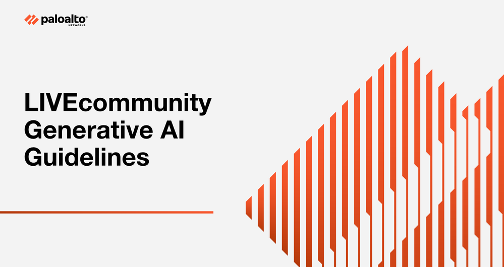 Guidelines for Content Created with Generative AI in LIVEcommunity