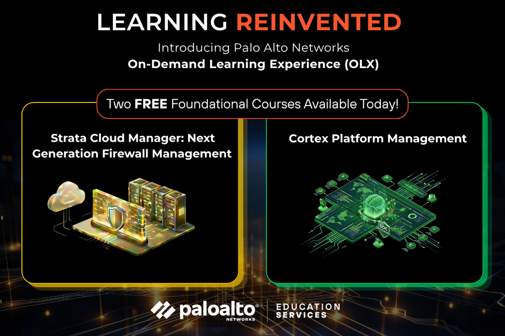 Introducing Palo Alto Networks On-Demand Learning Experience (OLX)