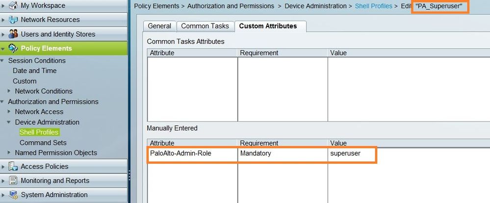 This gives ‘superuser’ privileges to the user. However, you can replace the value to be any of the pre-defined values (or even a custom value, as illustrated above).