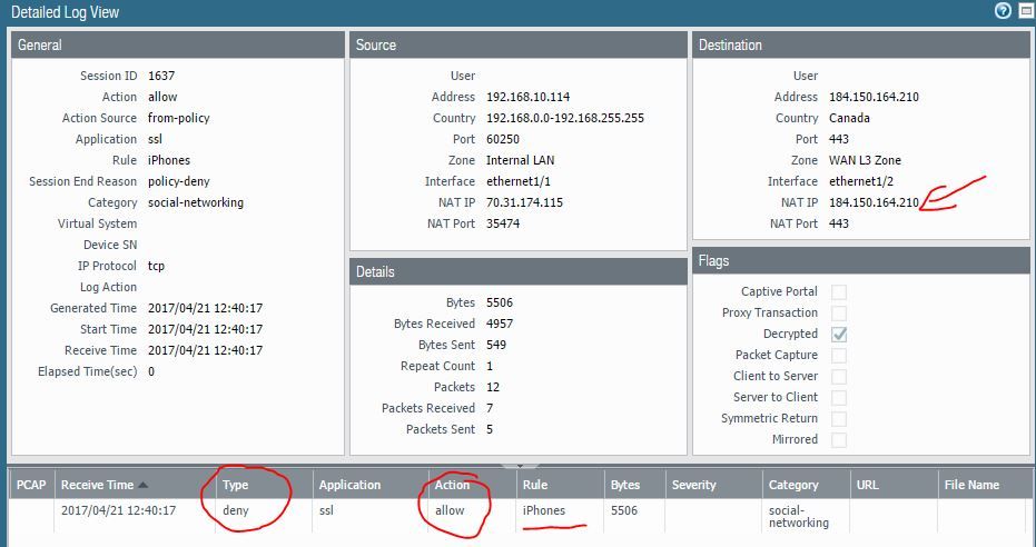 Log when using Facebook via iOS App