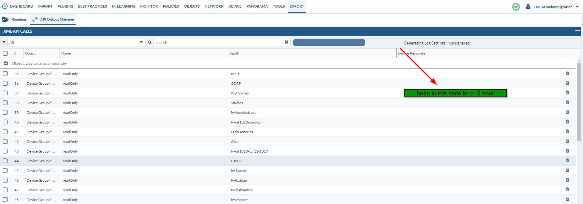 LIVEcommunity - API Output Manager - LIVEcommunity - 300075