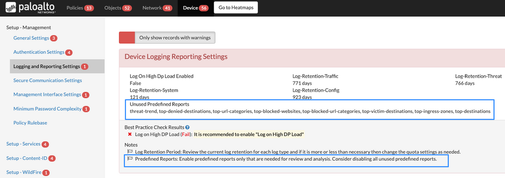 View of Device Logging Reporting Settings.png