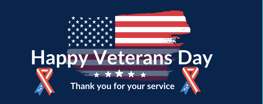 Happy Veterans Day. Thank you for your service.