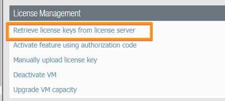 License Management - Retrieve