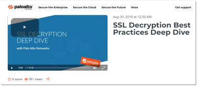 SSL Decryption Best Practices webinar